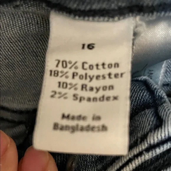 LANE BRYANT UGC Women’s Size 16 Blue Mid-Rise Skinny Jeans signature fit - Picture 3 of 10